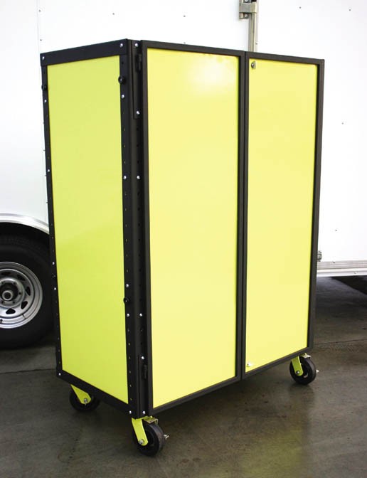 Powdercoated Enclosed Shelved Cabinet
