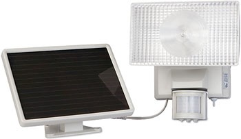 Solar-Powered Halogen Security Floodlight