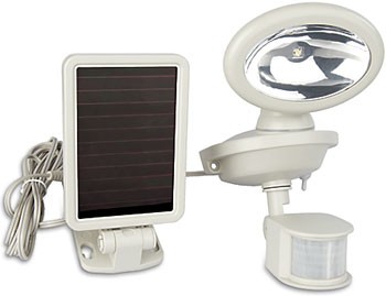 Solar-Powered LED Security Spotlight