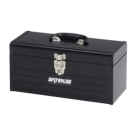 16" Metal Tool Box with Plastic Tote Tray