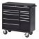 Professional Series 41" W x 18" D 11-Drawer Cabinet with Liner and Upgraded Casters, BLACK